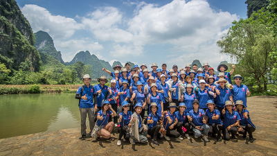 東恒華道酶制劑旅游季，德天瀑布、通靈大峽谷快樂前行!